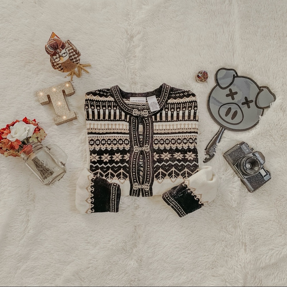 Croft & Barrow Cream Cozy Cardigan SZ XL